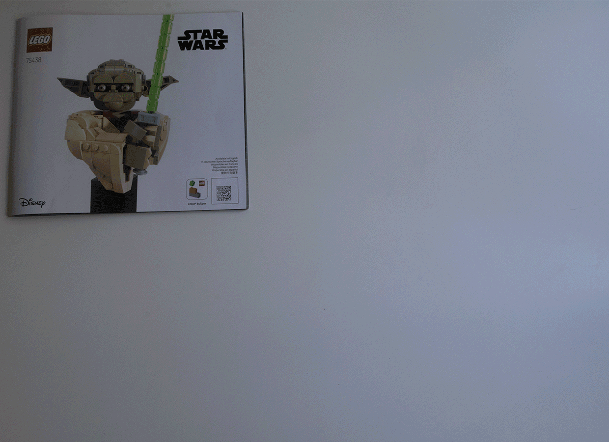 LEGO Star Wars Yoda balenie a tri očíslované balíky