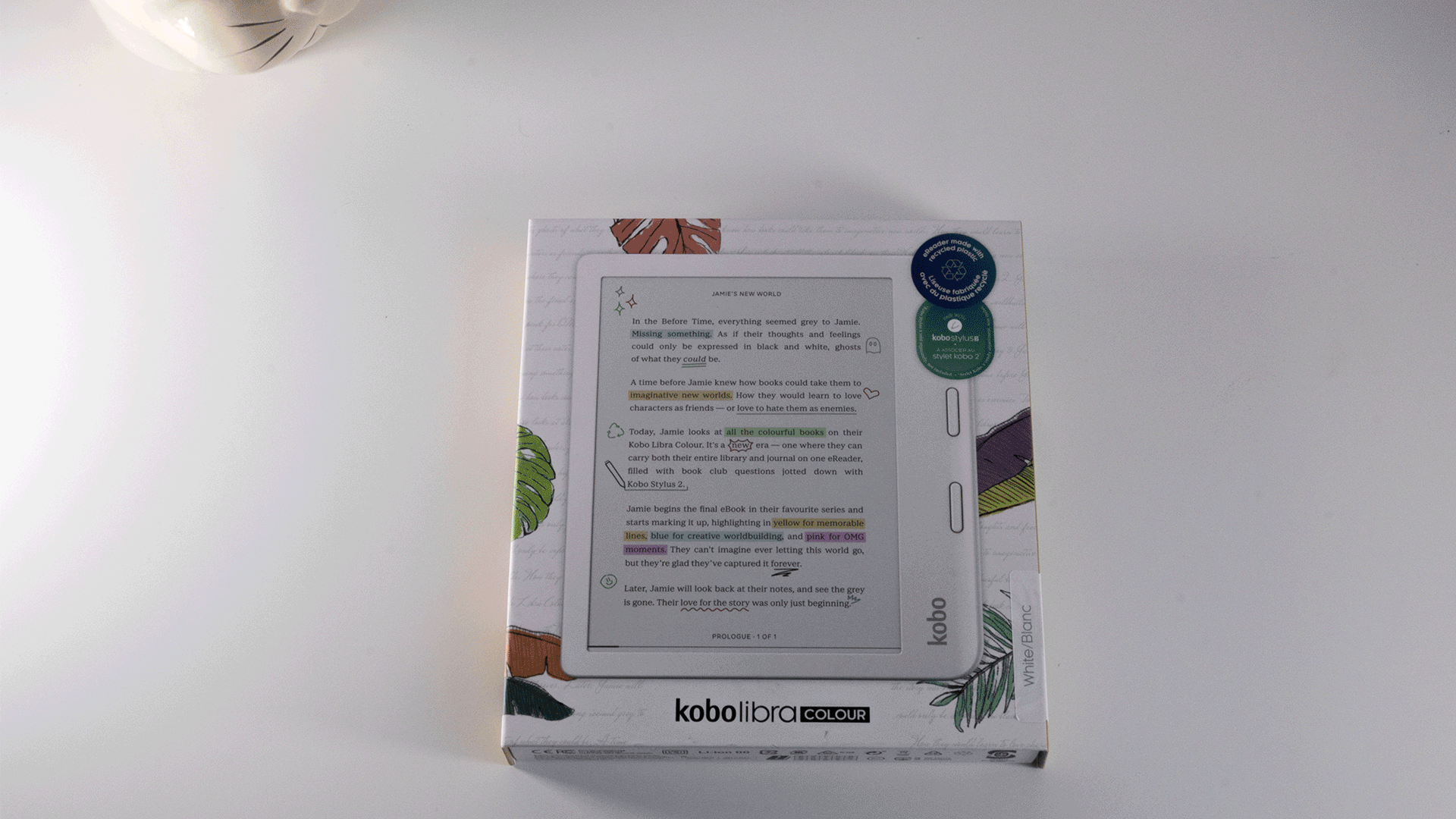 Kobo Libra Colour balenie a obsah balenia