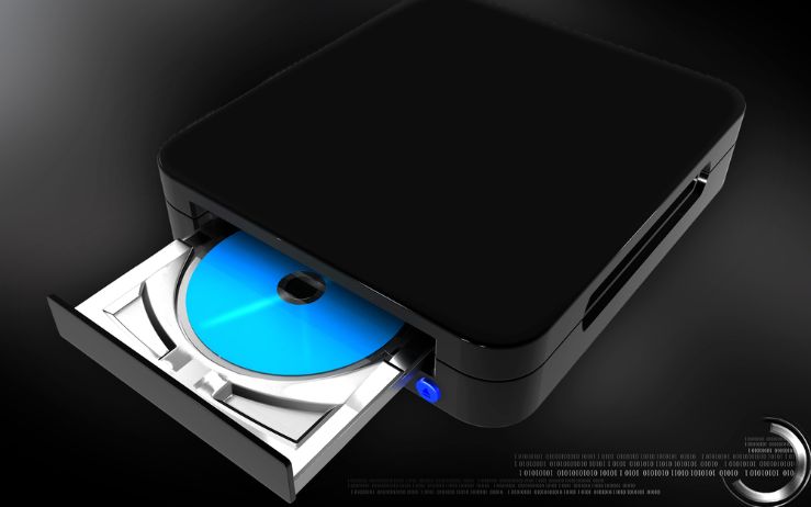 Blue-ray prehrvač s Blu-ray diskom
