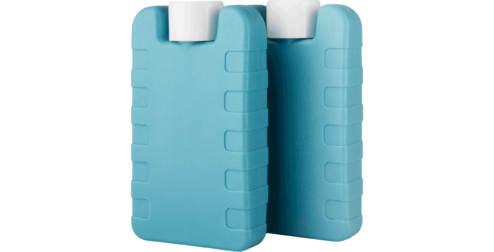 Dve chladiace nplne, ktor sa použvaj do ochladzovača vzduchu pre ete lep efekt chladenia.