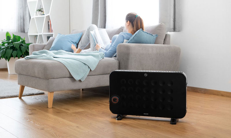 Ohrievač vzduchu značky Sencor s časovačom.