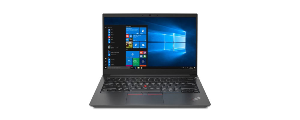 Lenovo ThinkPad E14 s ikonickm červenm tlačidlom Trackpoint.