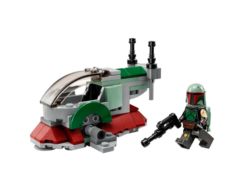 Stavebnica LEGO Star Wars mikrosthačka Boby Fetta pre deti od 6 rokov.