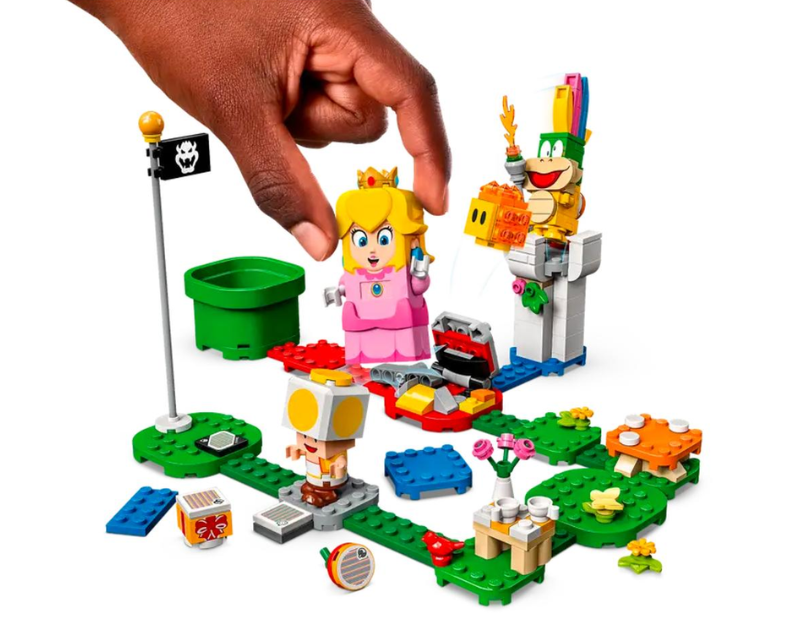 LEGO Super Mario a dobrodružstvo s princeznou Peach.