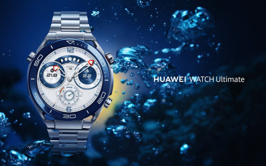 Vodeodoln pnske inteligentn hodinky Huawei Watch Ultimate.