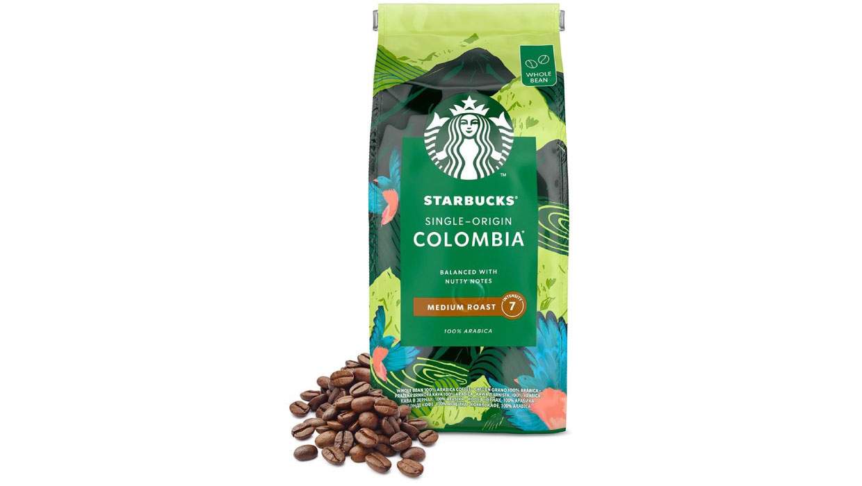 Zrnková káva Nestlé Colombia 100% Arabica so stupňom praženia s intenzitou 7.