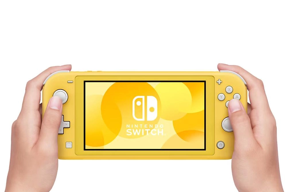 Hern konzola Nintendo Switch Lite v žltom preveden.