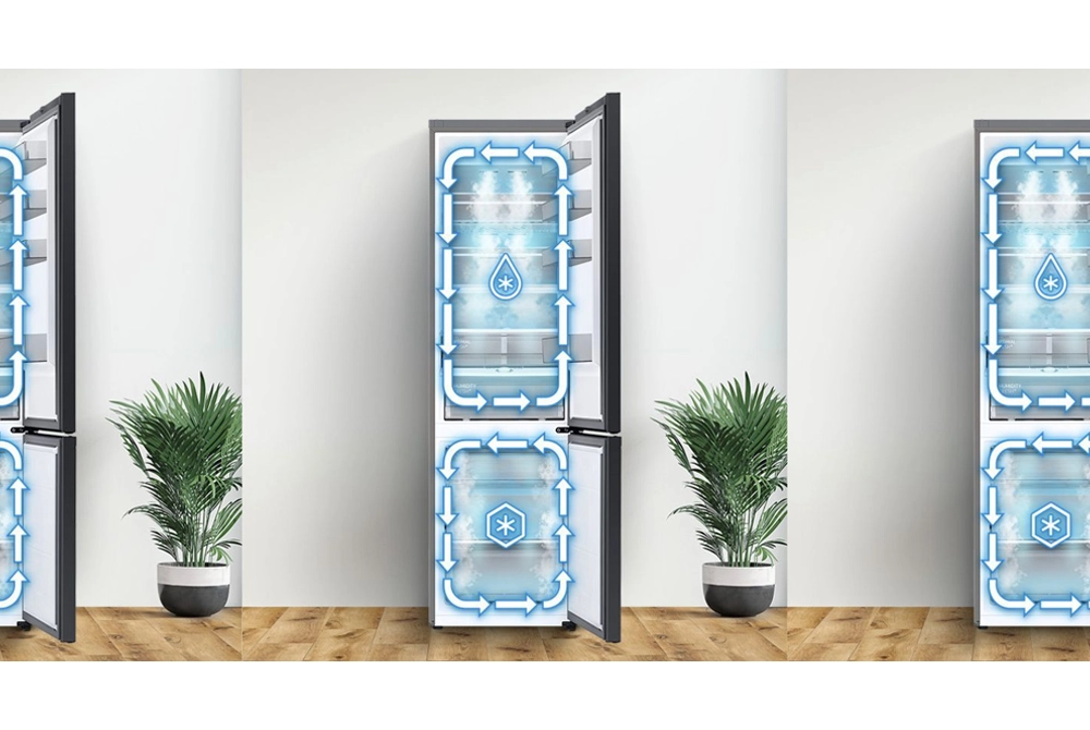 Kombinovan chladnička No Frost s funkciou TwinCooling.