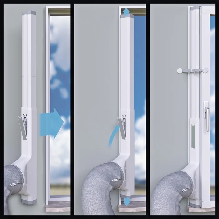 Vývod mobilnej klimatizácie.