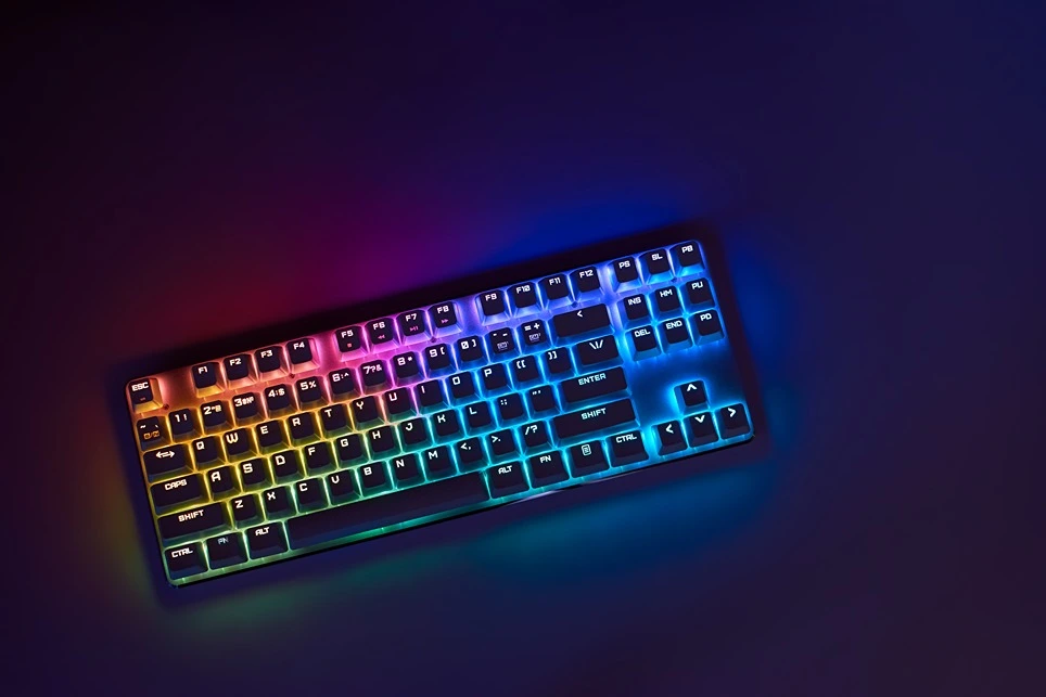 Herná klávesnica Tenkeyless s RGB podsvietením
