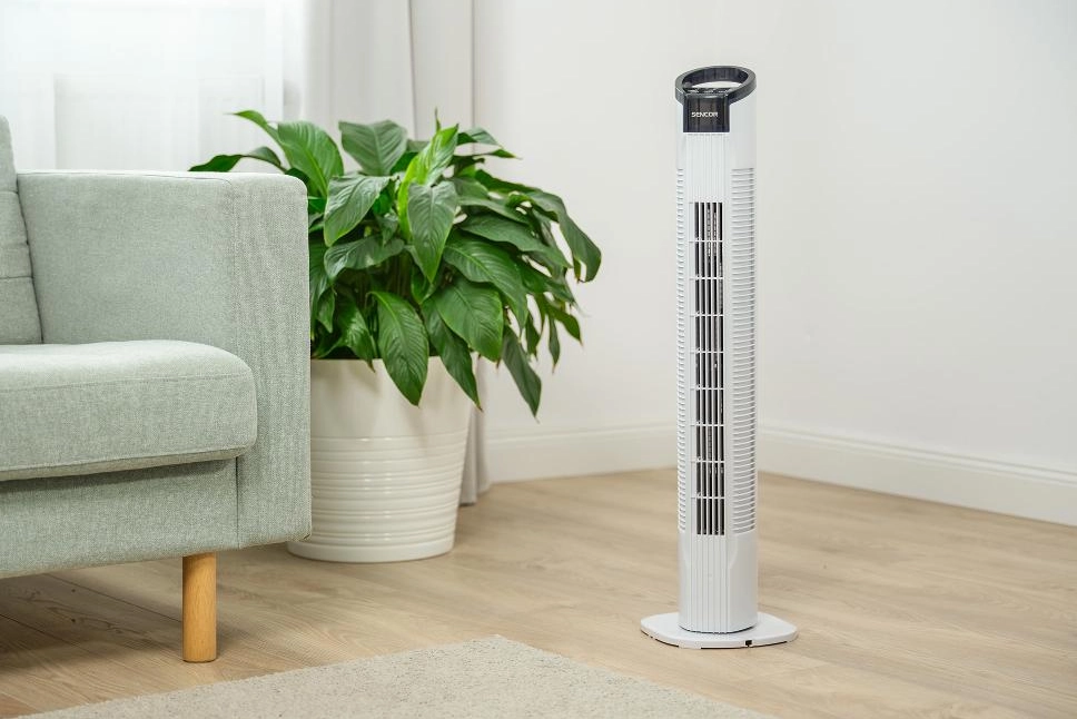Stĺpov ventiltor Sencor.