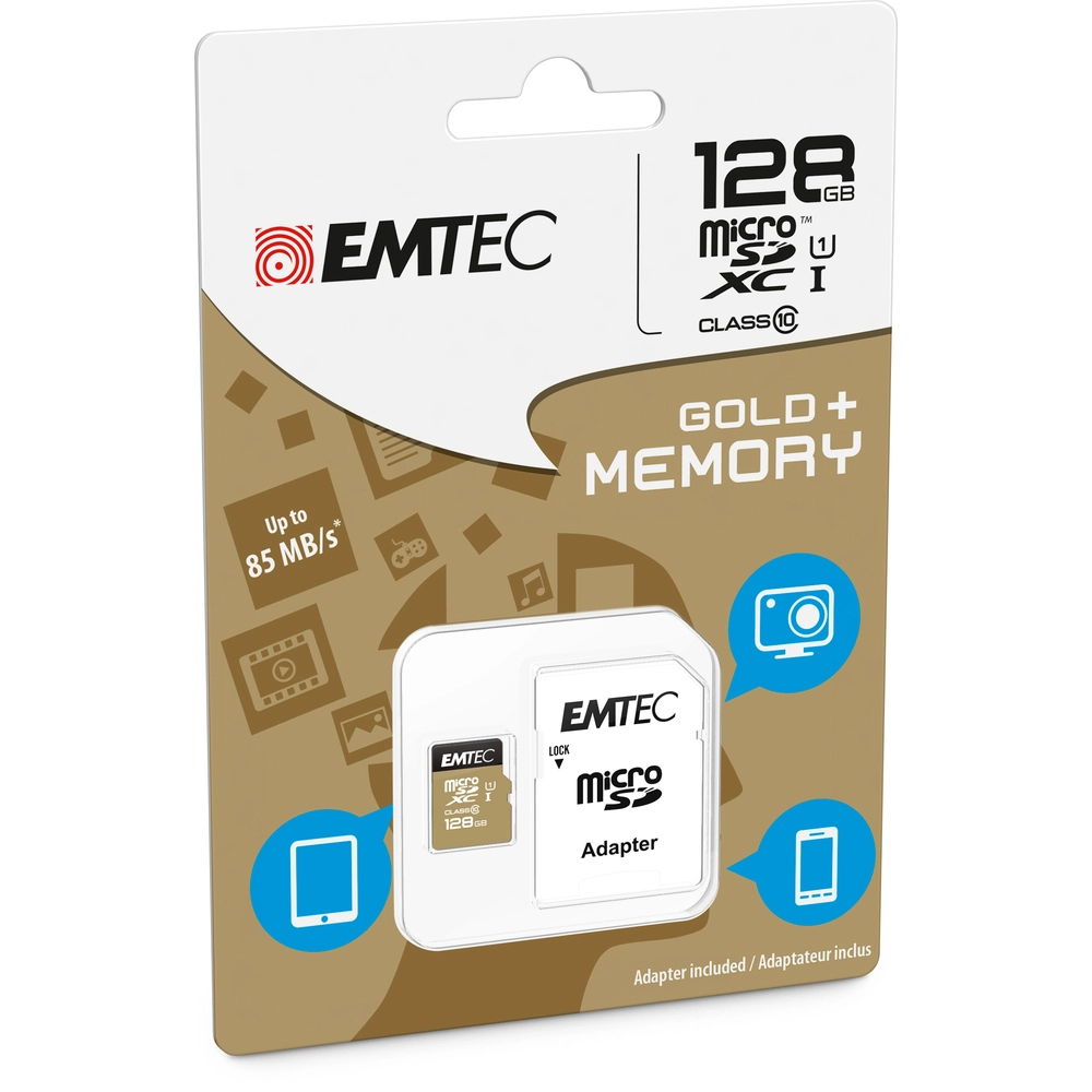 Micro SD karta značky Emtec a rýchlostnej triedy 10.
