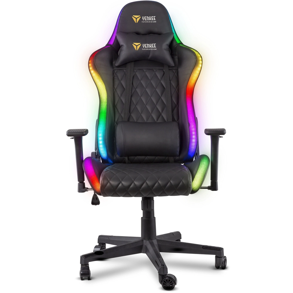 Herná stolička Yenkee s RGB podsvietením