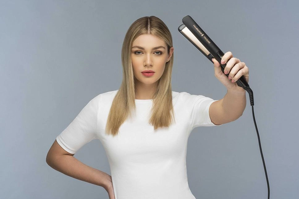 Luxusn Proluxe Remington žehlička na vlasy.