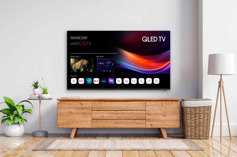 Lacn televzor QLED Sencor.