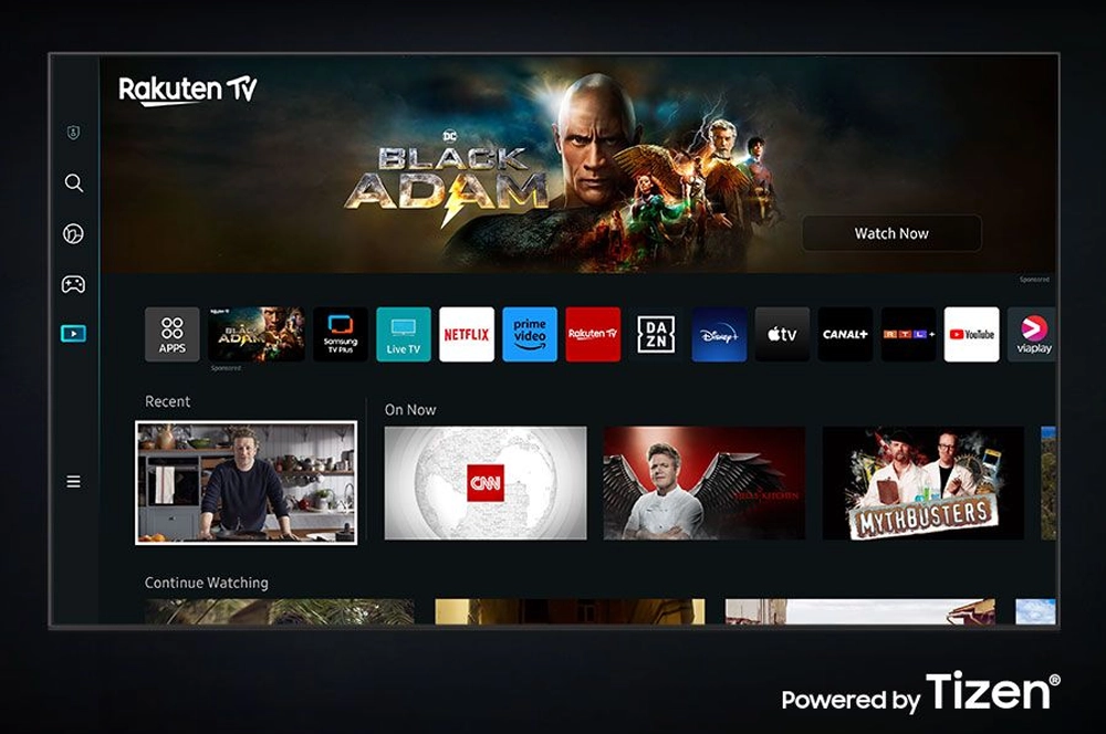 8K TV smart funkcie.