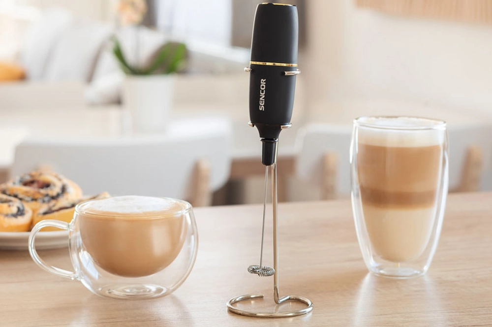 Sencor napeňovač mlieka na frapp.