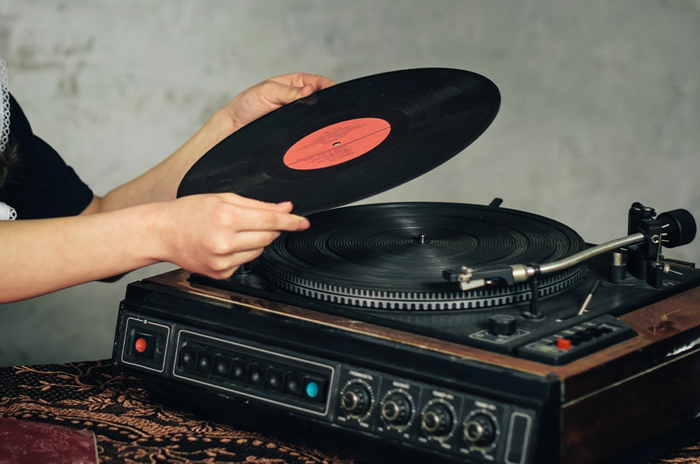 Retro gramofn.