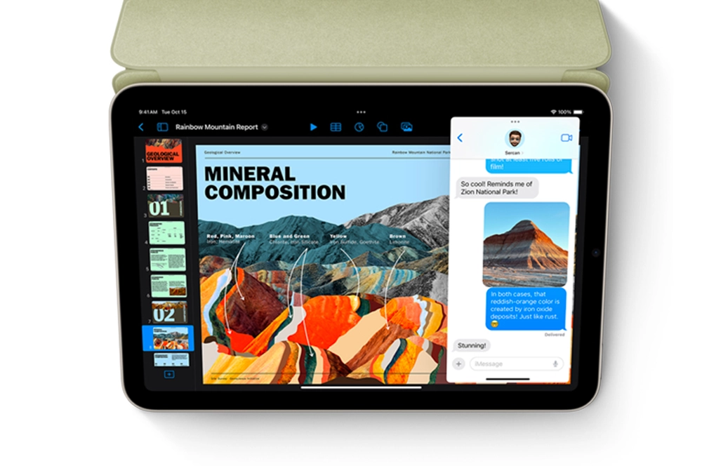 Tablet iPad mini m kompaktn rozmery.