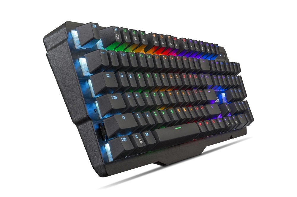 Hern mechanick klvesnica Yenkee so spnačom Content Blue.