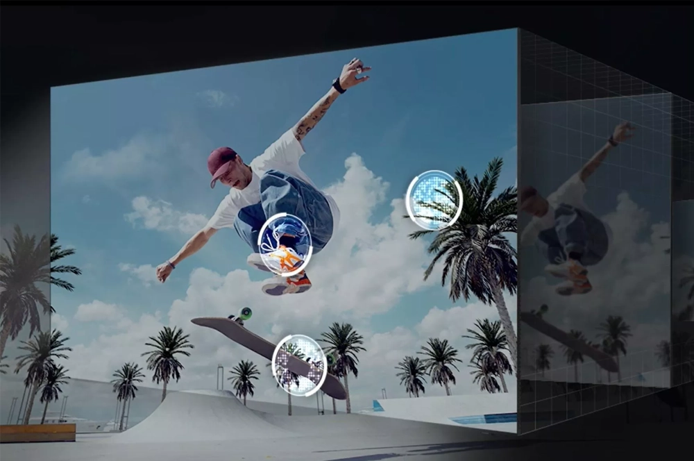 QLED Samsung 4K Upscaling.