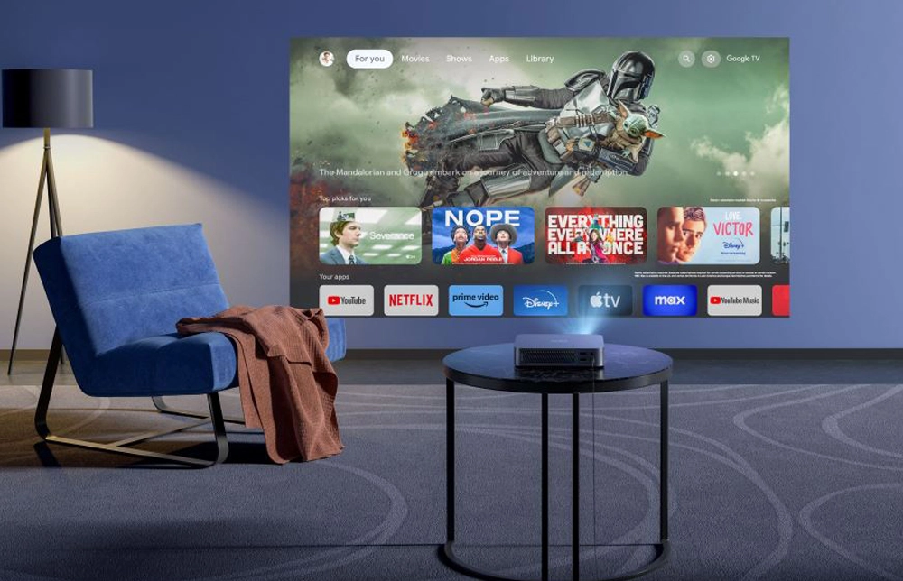 Domci projektor na filmy Dangbei.