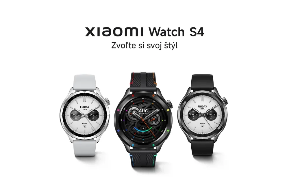 Xiaomi Watch S4 farebn prevedenia.