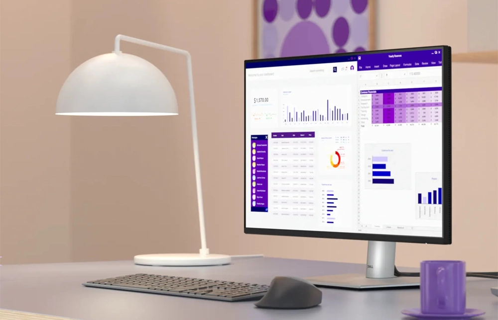 Monitor 24 palcov je vhodn do kancelrie aj na bežn použitie.