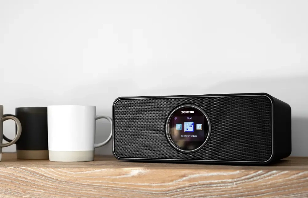 Internetov rdio Sencor.