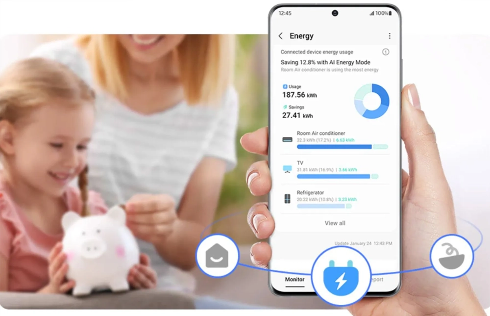 Chladnička Samsung No Frost a aplikcia Smart Things.