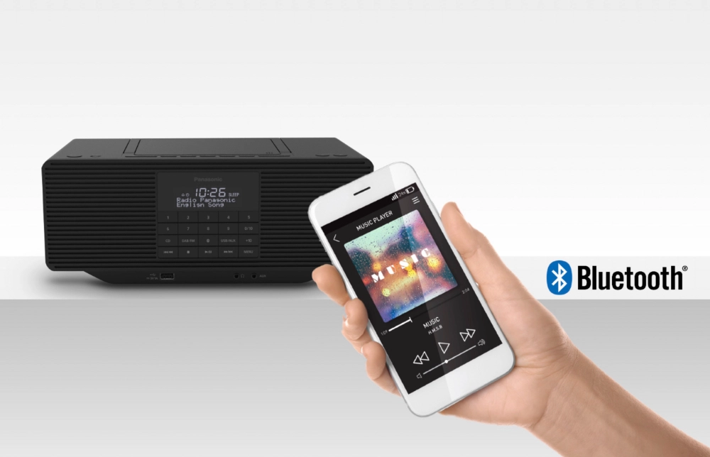 Panasonic rdio s Bluetooth.