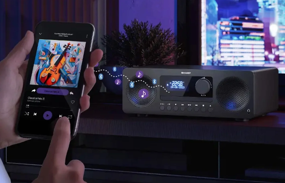 Rdio na USB s funkciou bluetooth.