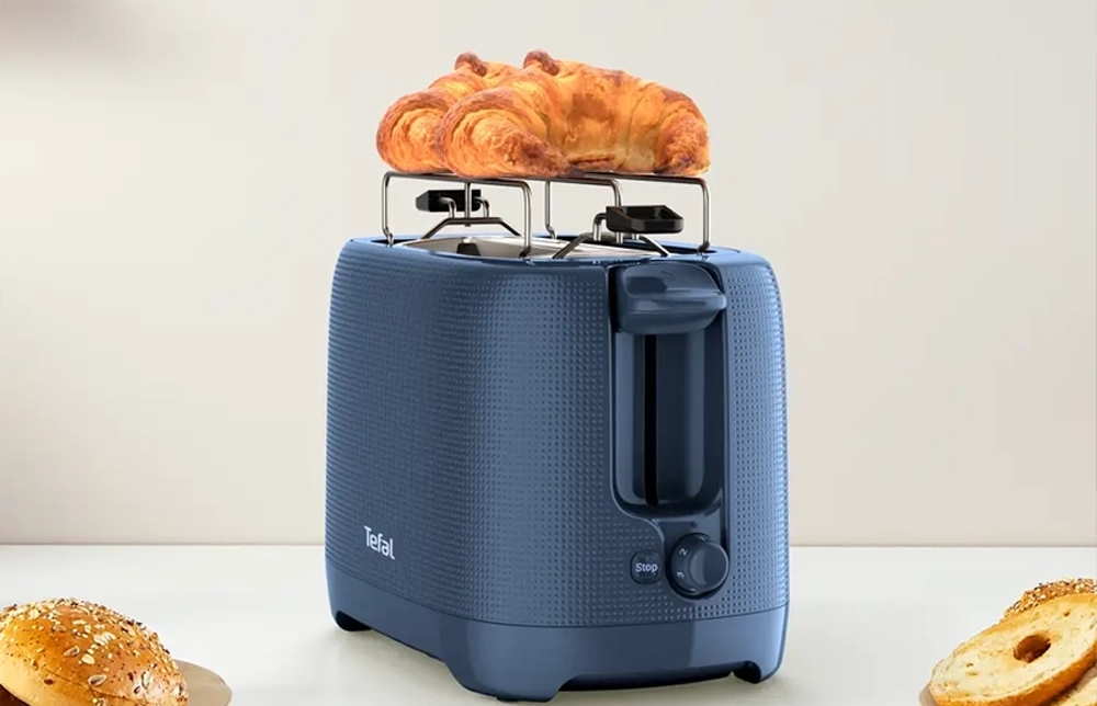 Tefal hriankovač s funkciou ohrievania pečiva.