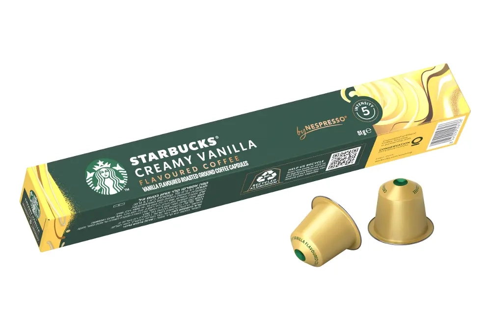Starbucks kapsuly Nespresso Creamy Vanilla.