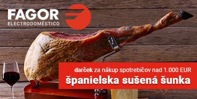 Darček Španielska šunka za nákup spotrebičov FAGOR